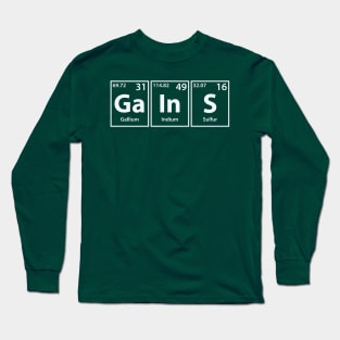 Gains Elements Spelling Long Sleeve T-Shirt